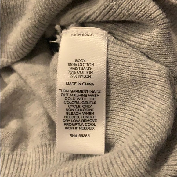 Express Grey Ribbed Shirt - Picture 8 of 10